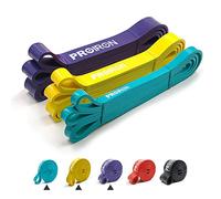 PROIRON Bande di Resistenza - Pull UP Bande - Bande Elastiche Fitness, Loop Bands Corpo Stretching, Powerlifting, Resistenza di Addestramento - Un insieme di 3 (Verde + Giallo + Viola)
