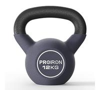 PROIRON Kettlebell in Ghisa 12 kg, Rivestimento in Neoprene, Vari Colori per Esercizi e Allenamenti a Casa e in Palestra