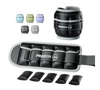 PROIRON Pesi per Caviglie Regolabili, Pesi caviglie 2,5 kg (1 Paio), Cavigliere Palestra，Dotato di strisce riflettenti，Pesetti Caviglia Pelle PU per Fitness