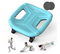 PROIRON Ruota Addominali Multifunzionale, Attrezzo Addominali con Supporto per ginocchi, Rullo per l'allenamento Addominale, Spalle, Braccia, Gambe in Palestra e Casa (Blu)