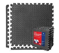 PROIRON Tappeto da Fitness a Puzzle Extra Spesso 2cm - Set di 6 Pezzi 60 * 60 cm | Superficie di Protezione per Pavimenti | Materassino per Palestra, Workout, Ginnastica | Tappetino Facile da Pulire