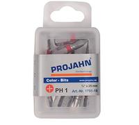 Projahn 1/4" bit contrassegnati Phillips Nr 1. Confezione da 50 pezzi L25 mm VE: 1