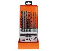 Projahn 60831 G DIN Set di punte elicoidali, diametro 1 - 10 mm, 19 pezzi