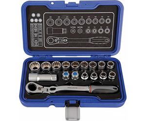 Projahn durchsch Set 17 pezzi, GearTech cricchetto predatori 4017