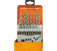 Projahn, Set di punte a spirale HSS-Co Typ UF-L 19 pz. diametro 1-10 mm um 0,5 60340