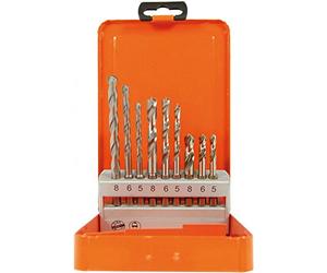 Projahn, Set di punte per trapano, per acciaio, pietra e legno, codolo esagonale, 9 pz. 67300