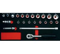 Projahn, Set di utansili, 3/8", 23 pz. 5999-121