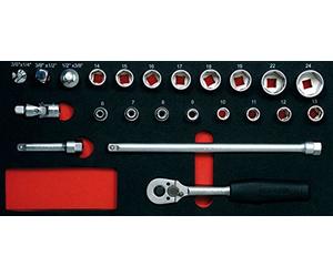 Projahn, Set di utansili, 3/8", 23 pz. 5999-121