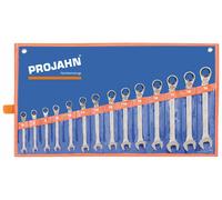 Projahn, GearTech, Set di chiavi combinate reversibili, in custodia arrotolabile 14 pz. 3994