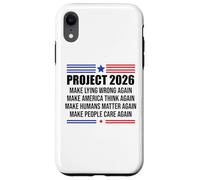 Project 2026 Sign Make Lying Wrong Again Make America Think Custodia per iPhone XR