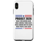 Project 2026 Sign Make Lying Wrong Again Make America Think Custodia per iPhone XS Max