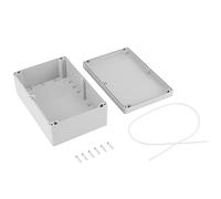 Project Box, ABS Plastic Junction Box IP65 Water Proof Weatherproof Electrical Enclosure, Power Box for Electronics in White 230x150x85mm