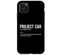 Project Car Defintion - Ragazzo della macchina muscolare appassionato di auto da corsa Custodia per iPhone 11 Pro Max