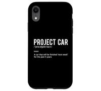Project Car Defintion - Ragazzo della macchina muscolare appassionato di auto da corsa Custodia per iPhone XR