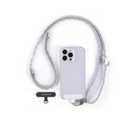 project-cb Collana Per Telefono Regolabile A Tracolla E Intorno Al Collo 1,Toppa Per Cordino Cellulare 2,Tracolla per Telefono,Cinturino per Telefono Regolabile 80-160cm(Nero Nebbioso-S)