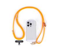 project-cb Collana Per Telefono Regolabile A Tracolla E Intorno Al Collo 1,Toppa Per Cordino Cellulare 2,Tracolla per Telefono,Cinturino per Telefono Regolabile 80-160cm(Arancione-G)