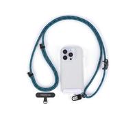 project-cb Collana Per Telefono Regolabile A Tracolla E Intorno Al Collo 1,Toppa Per Cordino Cellulare 2,Tracolla per Telefono,Cinturino per Telefono Regolabile 80-160cm(Blu Ardesia-B)