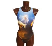 Project Contraband Fish Pond Costume da bano, Donna, Donna, Pond, Fish Pond, Blu, XS