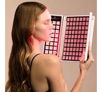 Project E Beauty Alora Age Renewal - Pannello per terapia della luce LED, 1488 LED, 5 lunghezze d'onda, rosso, rosso intenso, infrarossi e luce blu