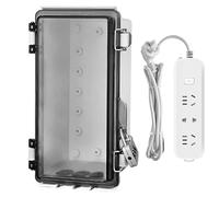 Project Enclosure Box | Weatherproof Electrical Case, Lockable Transparent Cover, ABS Junction Box | Wall-Mounted Protection Ensuring Safe Power Connections for Outdoor, Industrial, Residentia