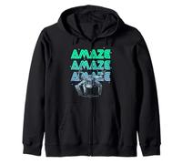 Project Hail Mary Amazing Rocky The Alien Neon Portrait Felpa con Cappuccio