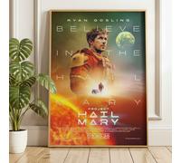 Project Hail Mary Locandina Film 2026 Ryan Gosling MINT Bianco A3 A4