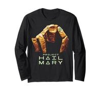 Project Hail Mary Rocky The Alien Distressed Portrait Maglia a Manica