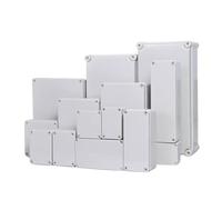 Project Junction Box for Electrical Cable Outdoor DIY Sealed IP67 Enclosure Wire Box Waterproof Electronic Cases(80x250x80mm,Gray Cover)