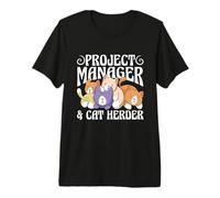 Project Manager & Cat Herder Lean Kanban Gestione dei progetti Maglietta Premium