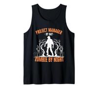 Project Manager di Day Zombie by Night Fun Halloween Creepy Canotta