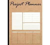 Project Planner: Gantt Chart Planner Notebook 2019, 8.5x11 inches, 100 pages, Perfect for Project Planning and Management