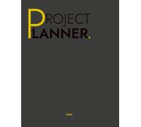 Project Planner: Increase Work Productivity with an Efficient Project Management Notebook for Organizing Tasks, Black