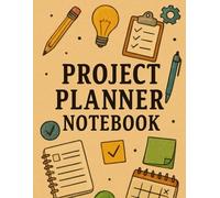 Project Planner Notebook: Minimalist Lined Journal for Organization
