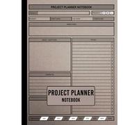 Project Planner Notebook: Simple Project and Task Management Workbook With Checklist for Small Businesses(105 Pages, A4).