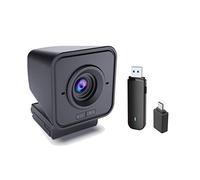 Project Telecom Webcam Marconi Wireless HD 1080p, 2MP, USB-A e USB-C, PC, laptop, Streaming, microfono integrato, videoconferenze, webinar, giochi, compatibile con Ecamm Live