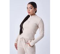 PROJECT X PARIS Felpa color: beige 95% cotone, 5% spandex da donna, adatta per il tempo libero e il comfort, taglia L