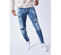 PROJECT X PARIS Jeans Color: blu 98% cotone, 2% spandex da uomo, adatto per l'uso quotidiano e streetwear, con taglia 36, rif. T229005-BL-36