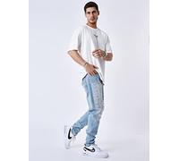 PROJECT X PARIS Jeans Color: blu chiaro 98% cotone, 2% spandex, per uomo, perfetto per l'uso quotidiano e streetwear, con taglia 29, rif. T239014-LB-29