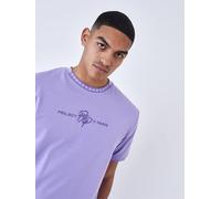 PROJECT X PARIS T shirt Color: viola 65% cotone, 35% poliestere, da uomo, ideale per l'uso quotidiano e streetwear, con taglia XS