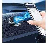 ProjectFont Porta Cellulare da Auto Magnetico, Supporto Per Cellulare Da Auto 360° Gradi Per Smartphone per Macchina, Universale da Telefono per cruscotti regolabile e ruotabile (Ulta Magnetico)