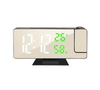Projection Alarm Clock, Brightness Dimmer Clock, Digital Clock Projector, Mirror Clock 7.8Inch, 180° Rotatable Projector, Bedroom Alarm Clock, Living Room Clock, Office Digital Clock, Digital Projecti