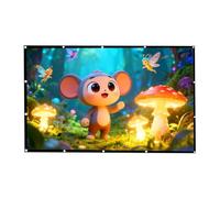 Projection Screens | Easy Maintenance Foldable Video Equipment | 100 Inch Folding Home Theater Screen - For Indoor Camping Multiple Occasions Party Office Church School Cinema Meetings Nights