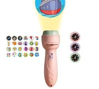 Projector Toys - Learning Toys with 24 Patterns, Educational and Interactive Toy, Torch Projection Light for Boys, Girls, Home, Ceiling, Birthday, Nursery, Playroom, Party, Night Fun