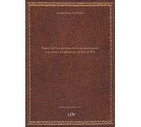 Projet d'inscription pour le monument à élever à la mémoire de Louis XVI