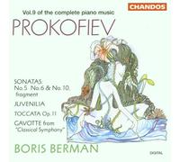 Prokofiev: Piano Sonatas Nos. 5, 6, 10- Fragment / Juvenilia / Toccata / Gavotte (1995-05-23)