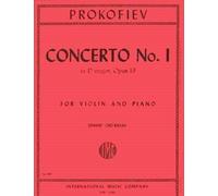 Prokofiev, Serge - Concerto No. 1 In D Major Op. 19. For Violin. by International Music Co