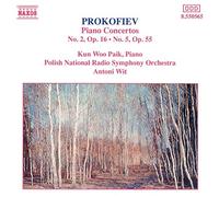 Sergei Prokofiev – Concerti per pianoforte e orchestra n. 2 Op. 16, n. 5 Op. 55 – CD – NAXOS