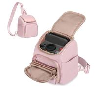 Prokva Borsa a Tracolla per Fotocamera Compatibile con Polaroid Now 3rd/2nd Gen, Flip, Now+, Go Gen 2 Instant Film Camera, Custodia a Tracolla con Tracolla Regolabile, Rosa
