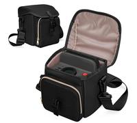 Prokva Borsa a Tracolla per Polaroid, con Scomparto per Pellicole, Nero | Compatibile con le Serie Polaroid Now I-Type / Now+ I-Type / OneStep+ / OneStep 2 VF / Flip / Go