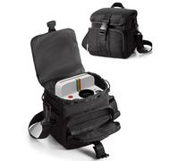 Prokva Custodia per Fotocamera Istantanea Compatibile con Polaroid Now 3rd e Go Gen2, Borsa a Tracolla Protettiva per Fotocamera con Tracolla Regolabile e Tasche, Nero